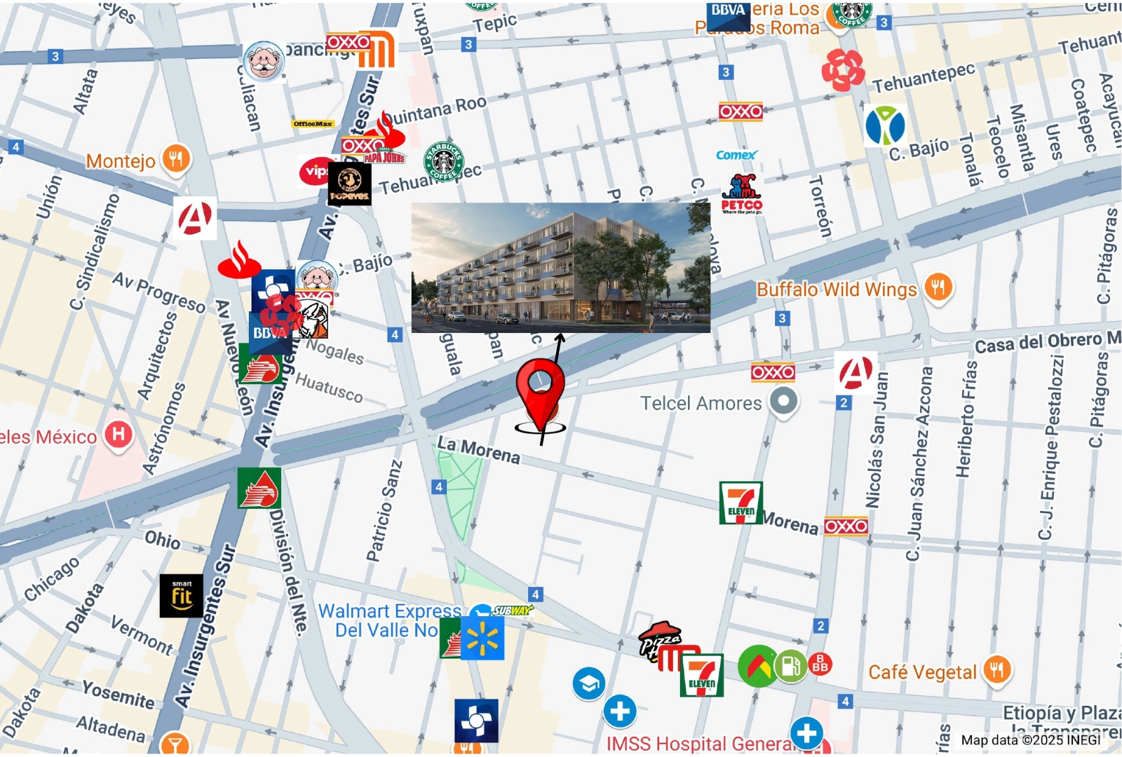 Ubicación de la propiedad