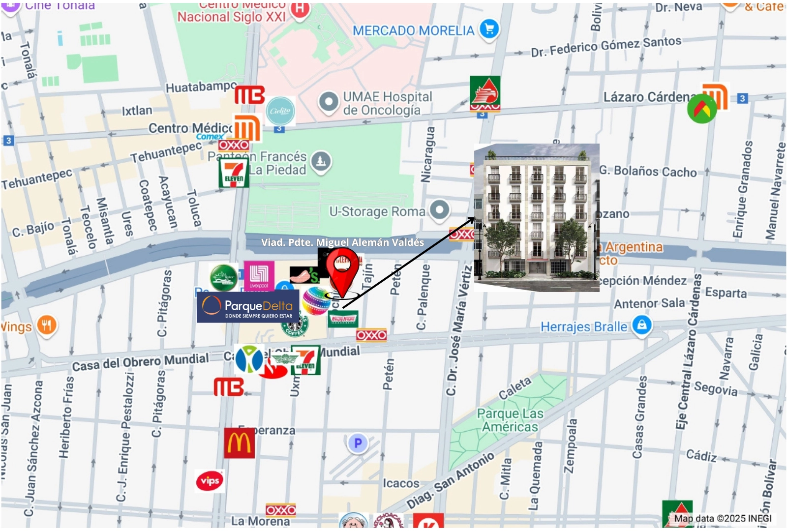 Ubicación de la propiedad